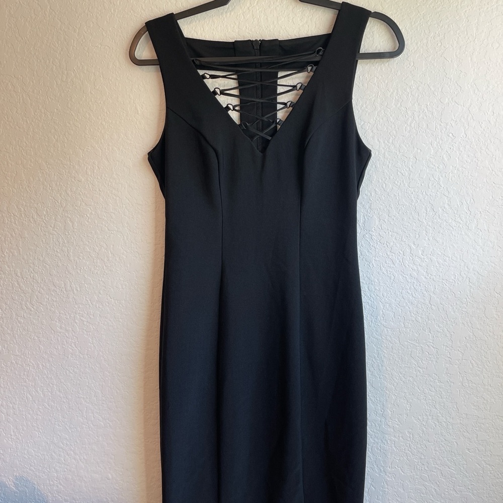 Y2K Elegant Black Sleeveless Dress
